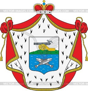 Aladin family coat of arms - vector image