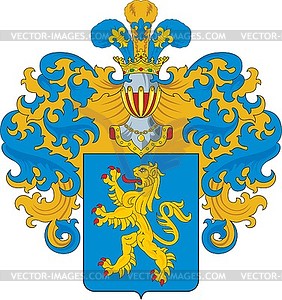 Schulz family coat of arms - vector clipart