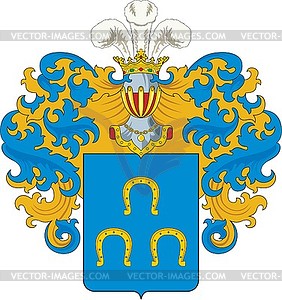 Schwarz family coat of arms - vector clipart