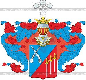 Efremov family coat of arms (#2) - vector image