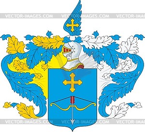 Мерзлятьевы, фамильный герб - клипарт в векторе / векторное изображение