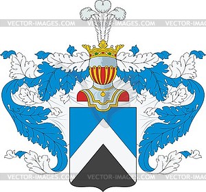 Мирковичи, фамильный герб - графика в векторном формате