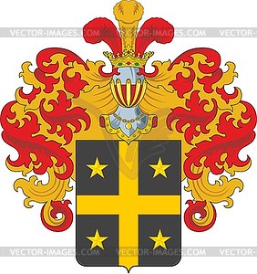 Novitsky family coat of arms (#2) - vector clip art