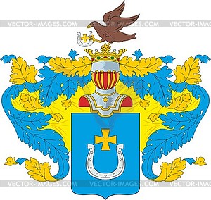 Lachinov family coat of arms (#2) - vector clipart