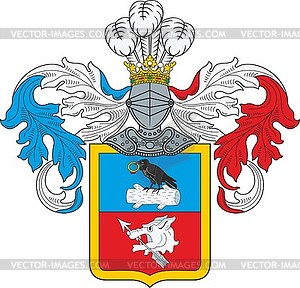 Иоахимовские, фамильный герб (Пржикорвин) - клипарт в векторе / векторное изображение