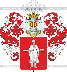 Poznanski family coat of arms (Pozniak) - vector clip art