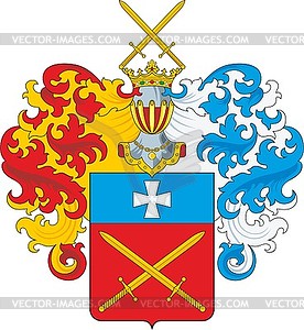 Busch family coat of arms - vector image