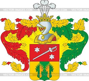 Engelmann family coat of arms (#2) - vector clipart