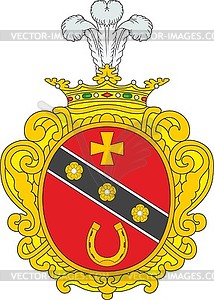 Гамалеи, фамильный герб (#2) - клипарт Royalty-Free