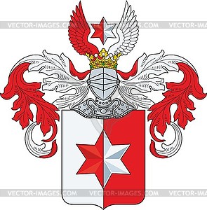 Thomas de Waldenau family coat of arms (#2) - vector clipart