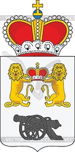 Kropotkin dukes coat of arms - vector image