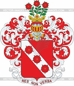 Fritzsche family coat of arms - vector image