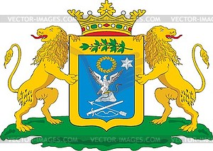 Merkulov family coat of arms - vector image