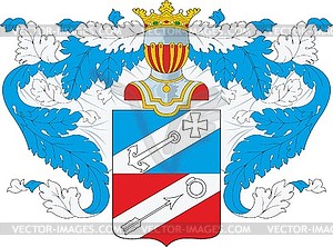 Speransky family coat of arms (#2) - vector image