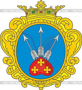 Kostenecki family coat of arms - vector image