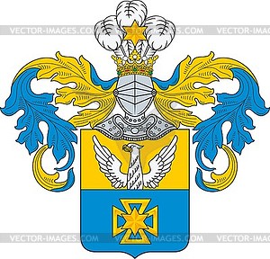 Pszyczyna - Polish family coat of arms - vector image