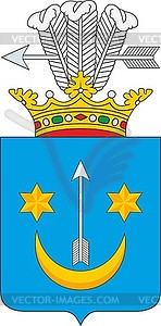 Сас - польский фамильный герб - векторный клипарт