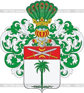 Palmin family coat of arms - vector image