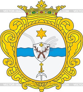 Otreshkov family coat of arms - vector clipart