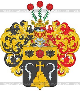 Shipitsyn family coat of arms - vector clip art