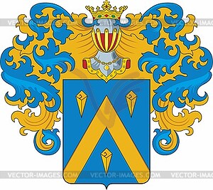 Белевичи, фамильный герб - векторный клипарт / векторное изображение