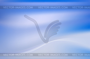 Heavenly blue azure background with soft folds - vector image