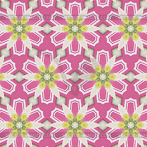 Joyful Sunny spring bright cheerful pattern - color vector clipart