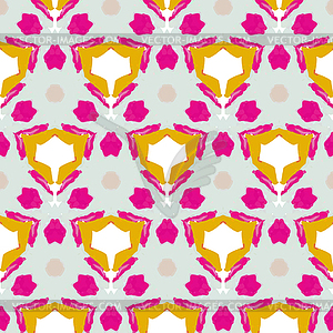 Cute abstract neon feminine pattern for textiles - vector clipart