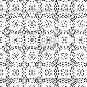 Primitive geometria sacra retro pattern with lines - vector image