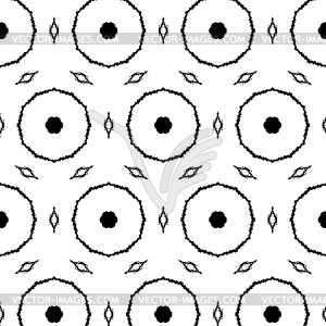 Primitive geometria sacra retro pattern with lines - vector clipart