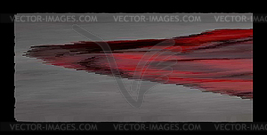 Vintage mystical picture in scarlet colors. Burgund - vector clip art