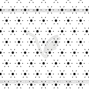 Черный белый узор с современной абстрактной украшения - векторизованный клипарт