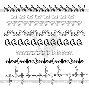 Ornament border and abstract design element - vector clipart / vector image