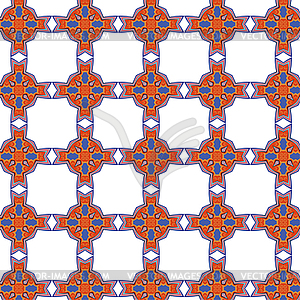 Bright, attention-grabbing pattern in sixties style - vector clipart