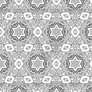 Primitive simple grey retro pattern - vector clip art