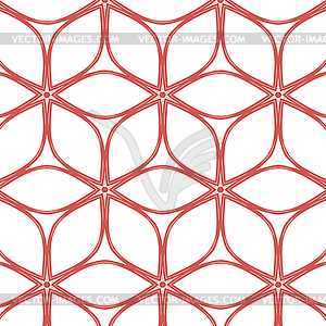 Primitive simple, soft pink modern pattern - vector clip art
