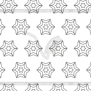 Primitive simple grey retro seamless pattern - vector clipart