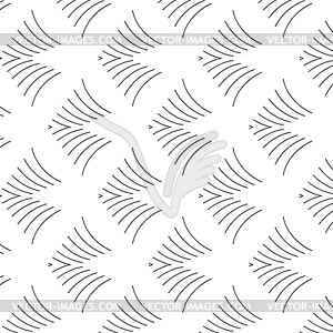 Primitive simple grey modern pattern - vector clipart