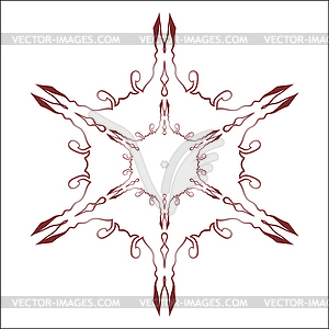 Primitive simple pink modern pattern - royalty-free vector image