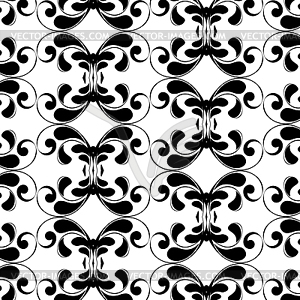 Primitive simple grey retro pattern - vector image