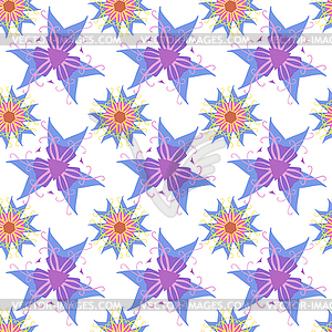 Purple background abstract flowers. Purple and lila - vector clip art