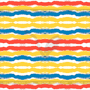 Hand painted seamless pattern. Modern, clean, - vector image