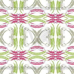 Hand painted seamless pattern. Modern, clean, - color vector clipart