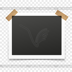 Paper frame on transparent background. il - vector clipart