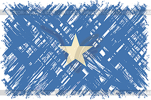 Somalian grunge flag.  - vector clipart