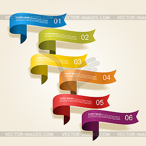 Banner infographic design template - vector clip art