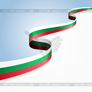 Bulgarian flag background.  - vector clipart