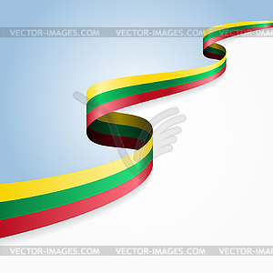 Lithuanian flag background.  - vector image