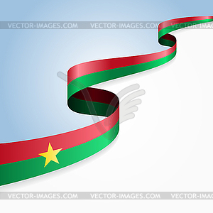 Burkina Faso flag background.  - vector EPS clipart