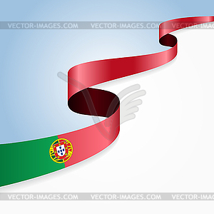 Португальский флаг фон. - изображение в векторе